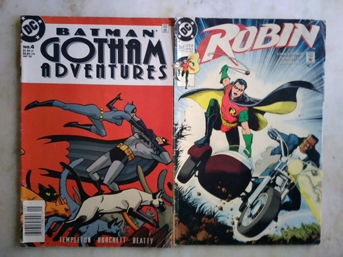 Dos Revistas,de Batman Y Otra De Robin,dc Usa, 91 Y 98.
