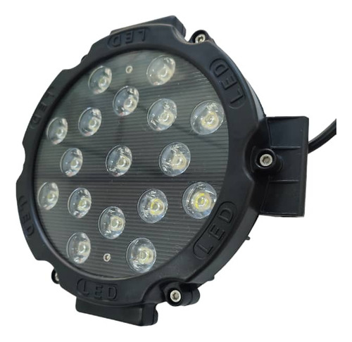 Faro Luces Led Redondo Impermeables Antiniebla 60w 4x4 