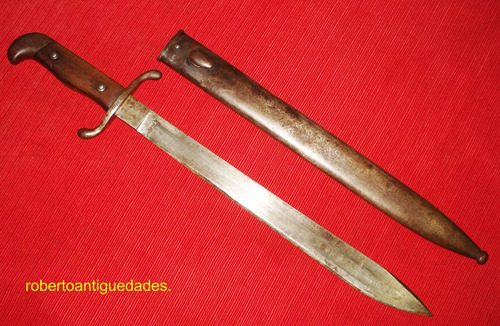 Machete Artillero Solingen 1909. Nº Iguales. Sable.