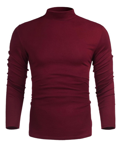 Aruoy Men's Casual Slim Fit Basic Tops Knitted Thermal