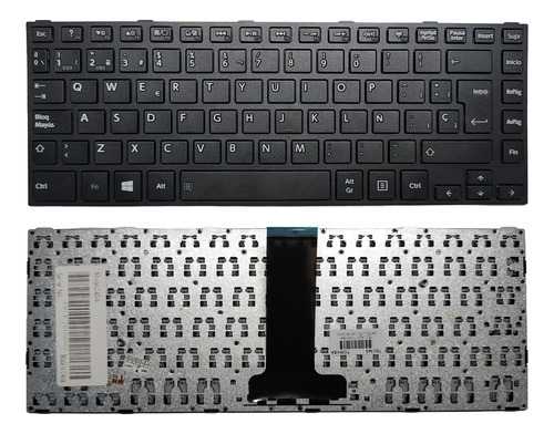 Teclado Toshiba Satellite C40-b/c40d-b/c40t-b Con Malla