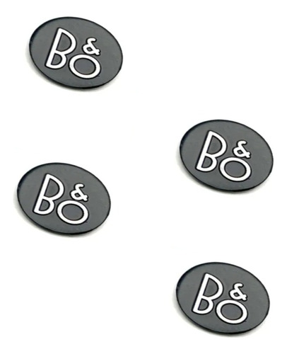 4u Emblema Aluminio Bang & Olufsen Falante Caixa Som Paredão