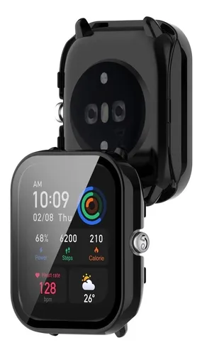 Case Con Cristal Templado 9h Compatible Amazfit Gts 4 Mini
