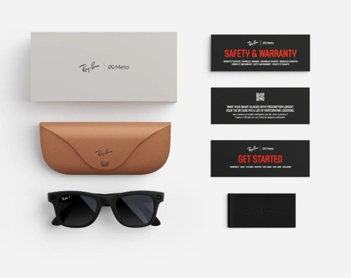 Lentes Rayban Meta Wayfarer Rw4008 Matte Black-transitions