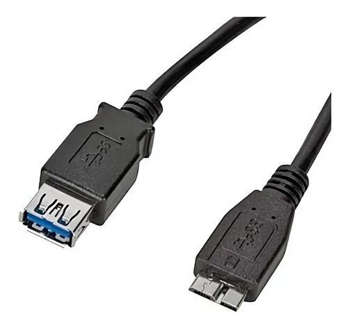 Cable Usb 3.0 A Hembra / Micro-usb Macho 0,5 Mts