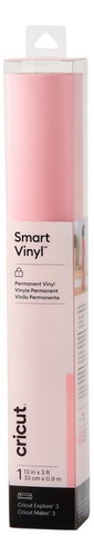 Rollo De Vinil Smart Permanente 13 PuLG X 3 Pies Cricut Color Rosa Pastel