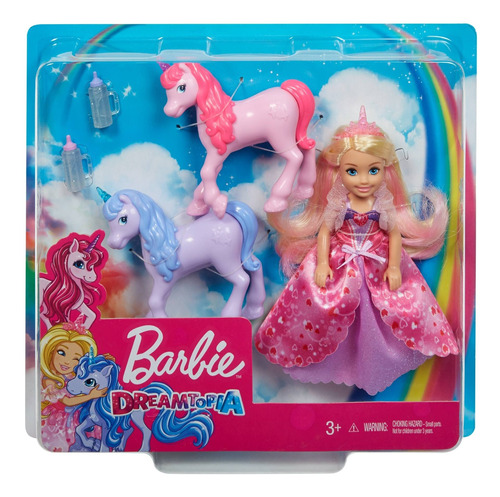 Barbie Dreamtopia, Princesa Chelsea Y Unicornios