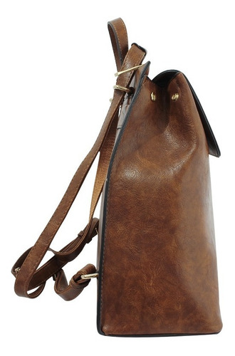 Imagen 5 de 8 de Bolsa Para Dama Elegante Juvenil Mochila Crossbody Hg-0059