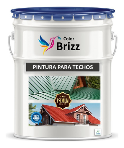 Pintura Para Techo Brizzinc Rojo C, Baum Y Brizz (tineta)
