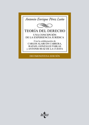 Libro Teoría Del Derecho De Pérez Luño Antonio Enrique Tecno