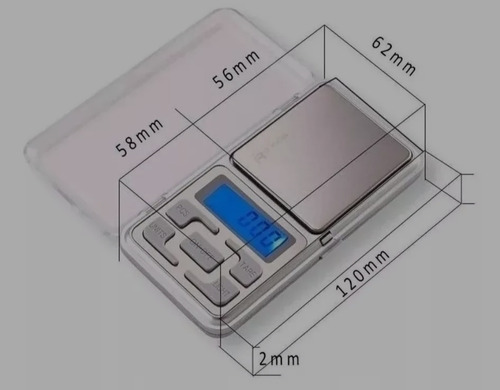 Balanza De Peso Digital 500 Gramos 
