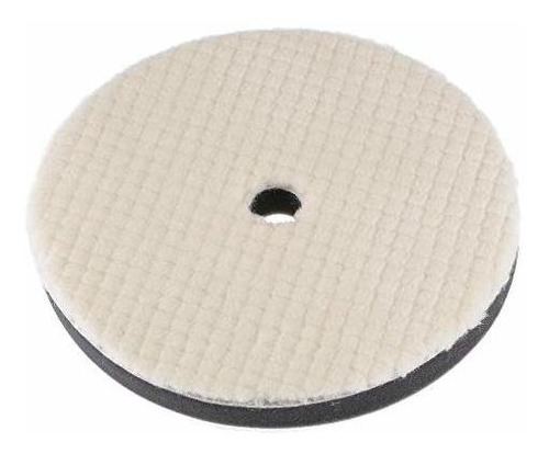 Uxcell 7  Wool Felt Sponge Polishing Pad Hook And Loop Buffi