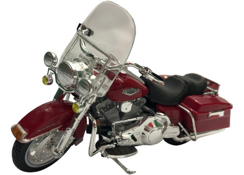 Harley Davidson 1999 Flhr Road King Vermelho 1:18 Maisto