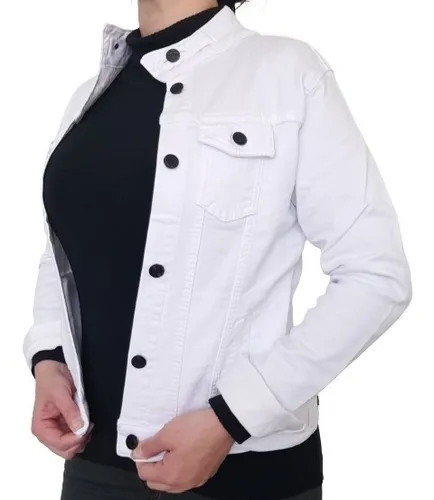 Chaqueta Jean Blanca Mujer | 📦