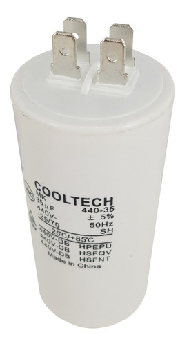 Capacitor De Marcha 35uf 440v 50/60hz Cooltech