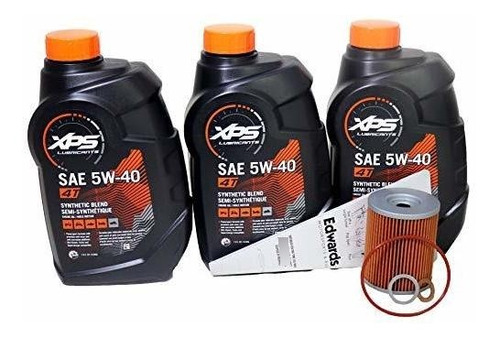 Para Motor: Kit De Cambio De Aceite Semisintético Can-am Xps