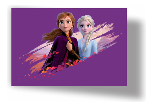 Cuadro Decorativo En Tela - Princesas- Frozen 01 (a)