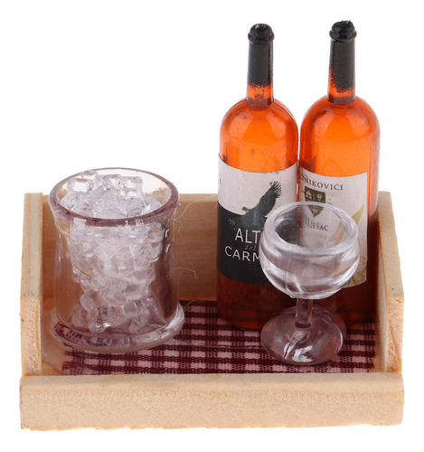 Botellas En Miniatura De Vino. Tipo D Tal Como Se Describe