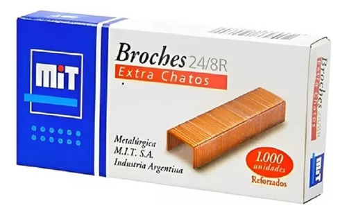 Broches 24/8r Extra Chatos Reforzados Mit X 1000