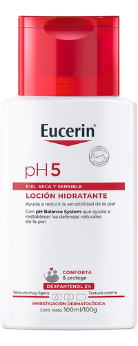  Eucerin pH5 Loción Corporal Hidratante piel seca 100ml