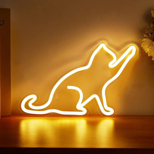 Chi-buy Cat Led Neon Sign Neon Light Usb Powered Night Light