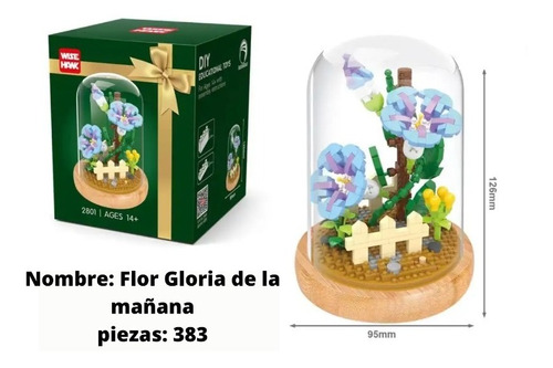 Flores#2, Micro Bloques, Nanoblocks, Excelente Regalo! 