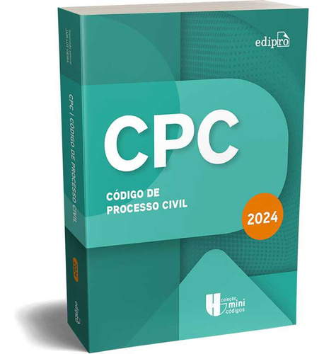 Código De Processo Civil 2024, De Jair Lot Vieira. Editora Edipro, Capa Mole, Edição 1 Em Português, 2024