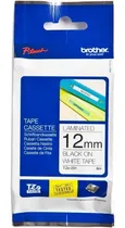 Comprar Cinta Brother Para Rotuladoras Tze-231 Negro Fondo Blanco