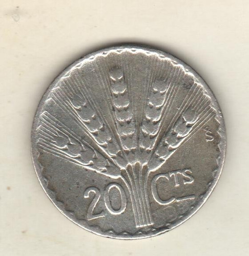 Uruguay 20 Centesimos De Plata Año 1942 Km 29 - Xf