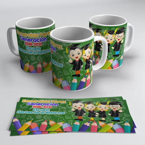 Plantillas Para Tazas Graduacion Sublimacion Mod 004