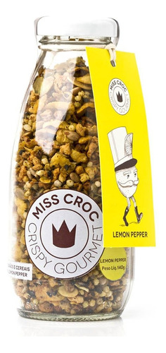 Crispy Sabor Lemon Pepper Miss Croc 140g