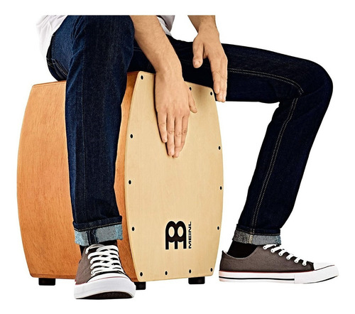 Cajón De Percusión Meinl Subcaj7snt-m Color Marrón Claro