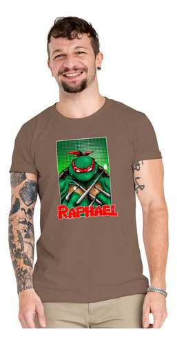 Polera Tortugas Ninja Raphael R Algodón Orgánico Wiwi