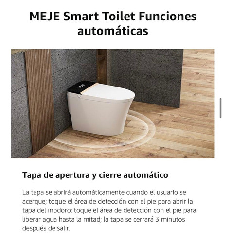Inodoro Inteligente, Descarga Automática, Inodoro Japonés