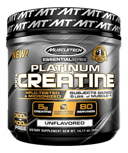 Polvo De Monohidrato De Creatina De Platino Muscletech