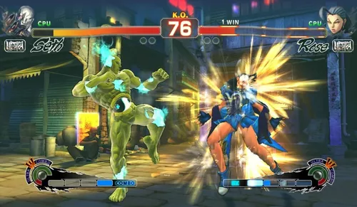 Jogo Street Fighter Iv Playstation 3 Ps3 Luta Mi Física Sf4