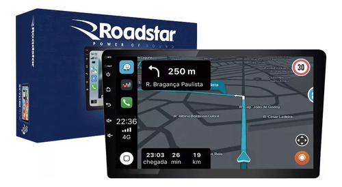 Multimidia Roadstar 9'' Rs-915br Prime Android Espelhamento