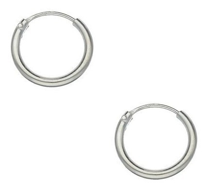 Argolla Lisa 8 Mm. Para Ceja, Nariz.plata Ley 925