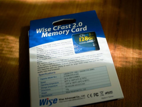 Wise Advanced 128gb Cfast 2.0 Memoria 128 Gb 3400x 200dls