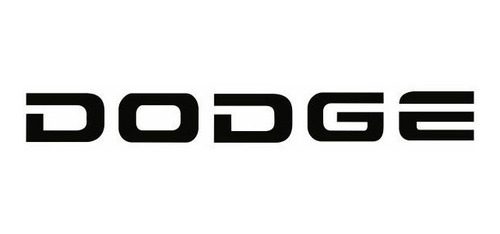 Emblema Adesivo Dodge (dakota) - Preto