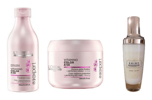 Pack Loreal Sh+ac+leave In Vitamino Color Aox 250/200/150 Ml