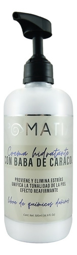 Crema Baba De Caracol Elimina Estrías Y Celulitis 500ml Refrescante Botella Mixta