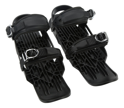Mini Botas De Esquí Negras Con Encuadernación Ajustable Para