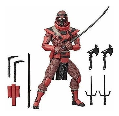 Gi Joe Classified Series Red Ninja Figura De Acción 08...