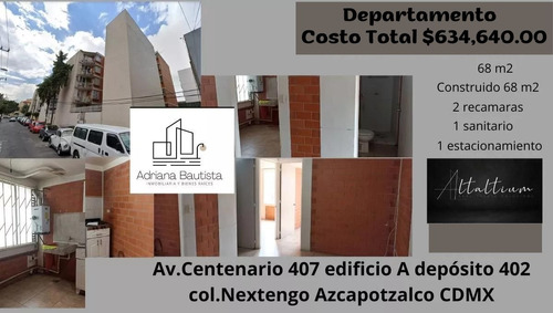 Departamento Av. Centenario, Delegación Azcapotzalco  Nb10-di