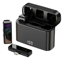 Comprar Microfono Solapero Inalambrico X2 Usb C Ó iPhone Color Negro