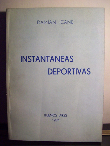 Adp Instantaneas Deportivas Damian Cane / Bs. As. 1974