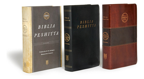 Libro : Biblia Peshitta. Imitacion Piel, Negro, Con Indice