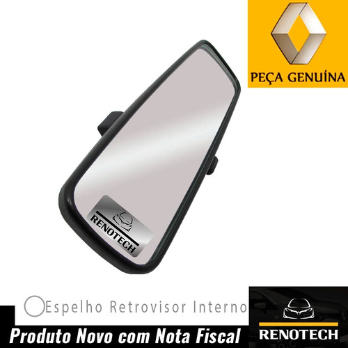 Imagem 3 de 10 de Espelho Retrovisor Interno Oroch 2015 Acima 7700413867