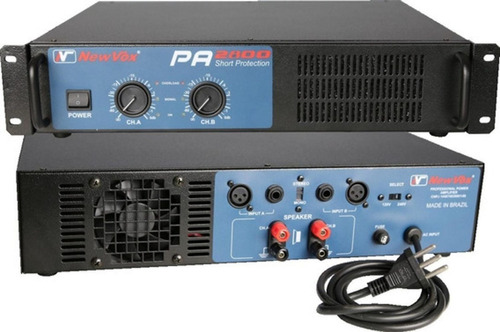 Amplificador Potência New Vox Pa 2800 1400w Rms + N. Fiscal 